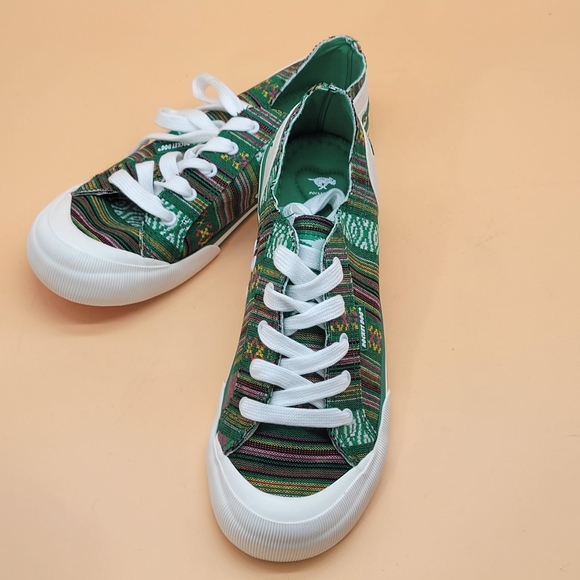 Rocket Dog Shoes - Rocket Dog Jazzin Green Sneaker 10M